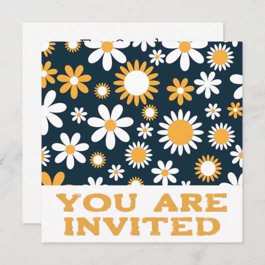 Bruiloft Douche uitnodiging (Voorkant / Achterkant)