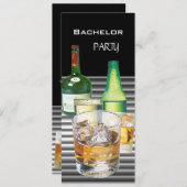 Bruiloft Drankflessen 2 Kaart (Voorkant / Achterkant)