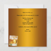 Bruiloft Drankflessen voor Bachelorfeest Kaart (Achterkant)