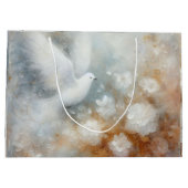 Bruiloft Duif Bloemen Groot Cadeauzakje (Achterkant)