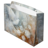 Bruiloft Duif Bloemen Groot Cadeauzakje (Achterkant Gekanteld)