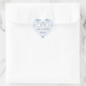 Bruiloft duif Stickers (Tas)
