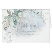 bruiloft | Dusty Blue Over the Moon in Love (Voorkant Horizontaal)