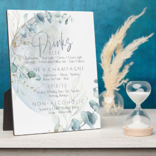 bruiloft   Dusty Blue Over the Moon in Love Fotoplaat