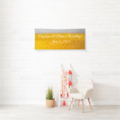bruiloft en ontvangst van bier spandoek (Insitu)