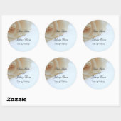 Bruiloft Envelop Seal Sticker Sjabloon (Vel)
