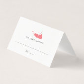 Bruiloft Escort Place Card Nantucket Island Kaart (Voorkant)