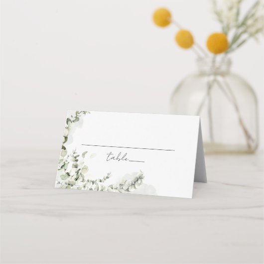 Bruiloft Eucalyptus groen Elegant (Voorkant)