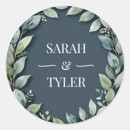 BRUILOFT EUCALYPTUS KRANS STICKER