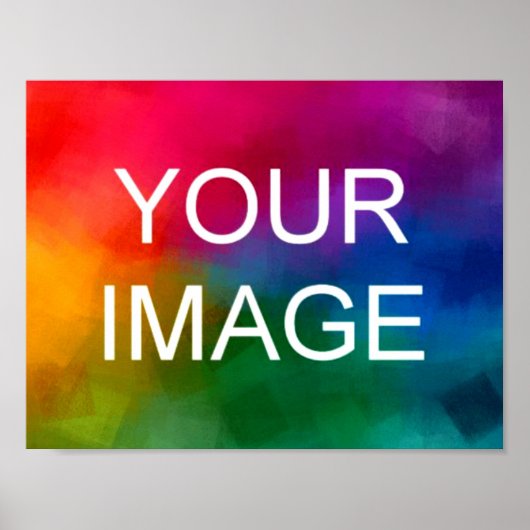 Bruiloft Evenement Familie Foto Custom Upload Poster (Voorkant)