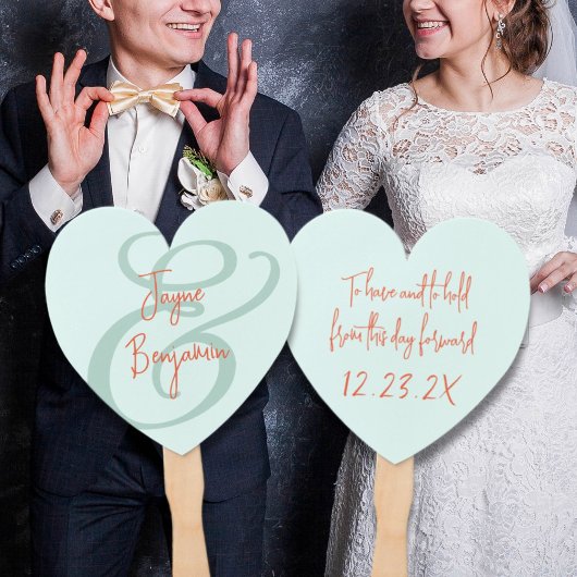 Bruiloft Fan hebben en houden Gezegde Handwaaier