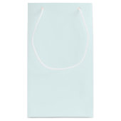 Bruiloft Favor IJsblauw Tropische Namen & Datum Klein Cadeauzakje (Achterkant)