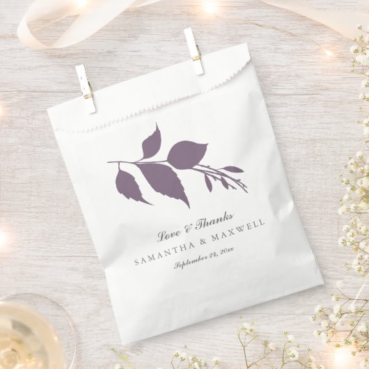 Bruiloft Favor Tassen Liefde & Bedankt Modern Bedankzakje (Geknipt)