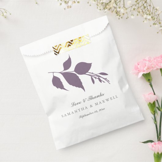 Bruiloft Favor Tassen Liefde & Bedankt Modern Bedankzakje (Gezegeld)