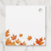 Bruiloft Feest 'Fall in Love' Bedankjes Labels (Achterkant)