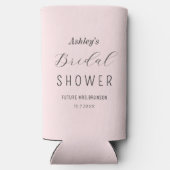 Bruiloft Feest Roze Chic Minimalistisch  (Achterkant)