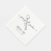 Bruiloft/Feest voor stel in Garage & Tuin Servet (Hoek)