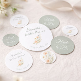 Bruiloft Feestje Wilde Bloemen Tuinfeest Tafel Confetti