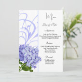 Bruiloft Flat Menu (Staand voorkant)