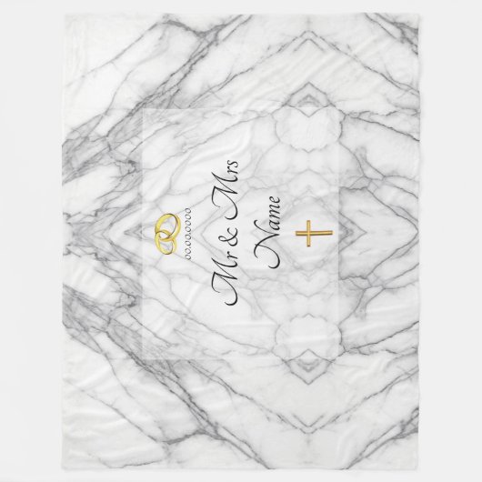 bruiloft fleece deken (Voorkant)