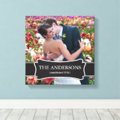 Bruiloft Foto verpakt canvas Afdruk (Insitu (Houten vloer))