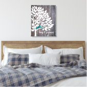 Bruiloft gastenboek alternatief canvas (Insitu (Slaapkamer))