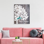 Bruiloft gastenboek alternatief canvas (Insitu (Woonkamer))