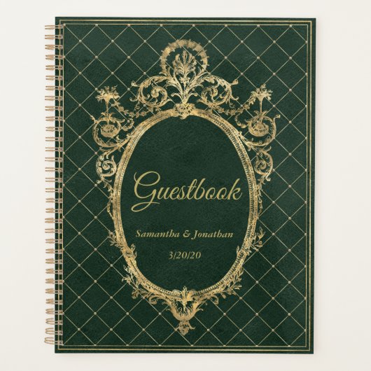 Bruiloft Gastenboek  Boek  Goud Planner (Voorkant)