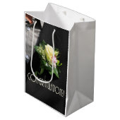 Bruiloft gefeliciteerd geschenk tas medium cadeauzakje (Voorkant Gekanteld)