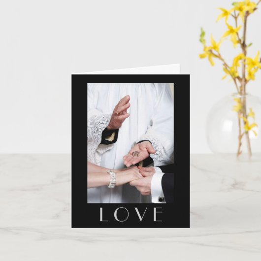 BRUILOFT GEFELICITEERD KAART (Gele Bloem)