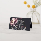 Bruiloft gepersonaliseerd servies donkere humeurig (Achterkant)