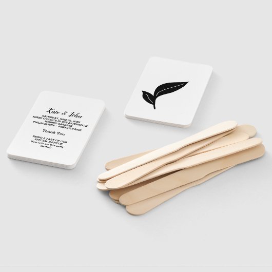 BRUILOFT GEPERSONALISEERDE ABSTRACTE TEXTUUR STIJL HANDWAAIER (Niet-gemonteerd)