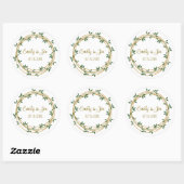 Bruiloft gepersonaliseerde stickers (Vel)