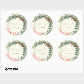 Bruiloft gepersonaliseerde stickers (Vel)