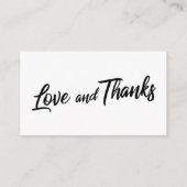 Bruiloft Gift Registry Kaarten w / Handschrift Scr (Achterkant)