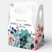 Bruiloft Giveaway Box - Bloemen Bedankdoosjes (Geopend)