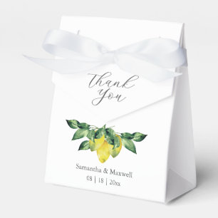 Bruiloft gunst dozen stoffige blauwe botanicals bedankdoosjes