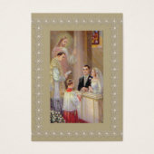 Bruiloft gunst Heilige Kaart bruid bruidegom (Voorkant)