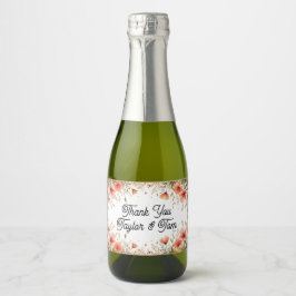 Bruiloft gunst mini fles etiketten