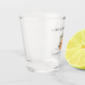 Bruiloft gunst neem een shot winter groen shot glas (Links)