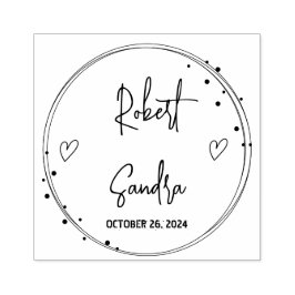 BRUILOFT GUNST STEMPEL, GUNSTSTEMPEL, LIEFDE STEMP 	RUBBERSTEMPEL