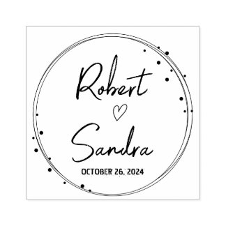 BRUILOFT GUNST STEMPEL, GUNSTSTEMPEL, LIEFDE STEMP 	RUBBERSTEMPEL