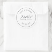 Bruiloft gunst Sticker, aangepaste stickers (Tas)