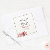 Bruiloft gunst stickers (Envelop)