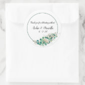 Bruiloft gunst Stickers (Tas)