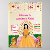 bruiloft Haldi Poster (Voorkant)