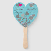 bruiloft handwaaier (Achterkant)