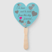 bruiloft handwaaier (Voorkant)