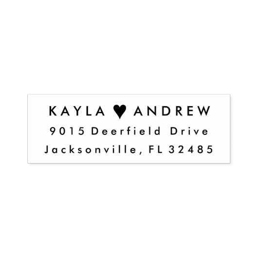 Bruiloft Hart Rubber Stempel voor RSVPs Dank u (Design)