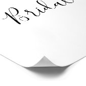 Bruiloft 'Hearts' Welkomsposter Poster (Hoek)